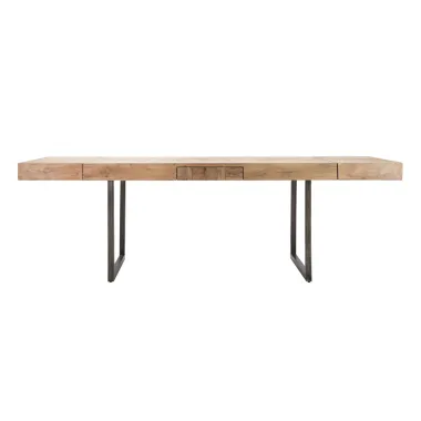 Stół jadalny MUMBAI ALL. 160x90x77 cm - Długość całkowita 240 (Akacja nilotica)